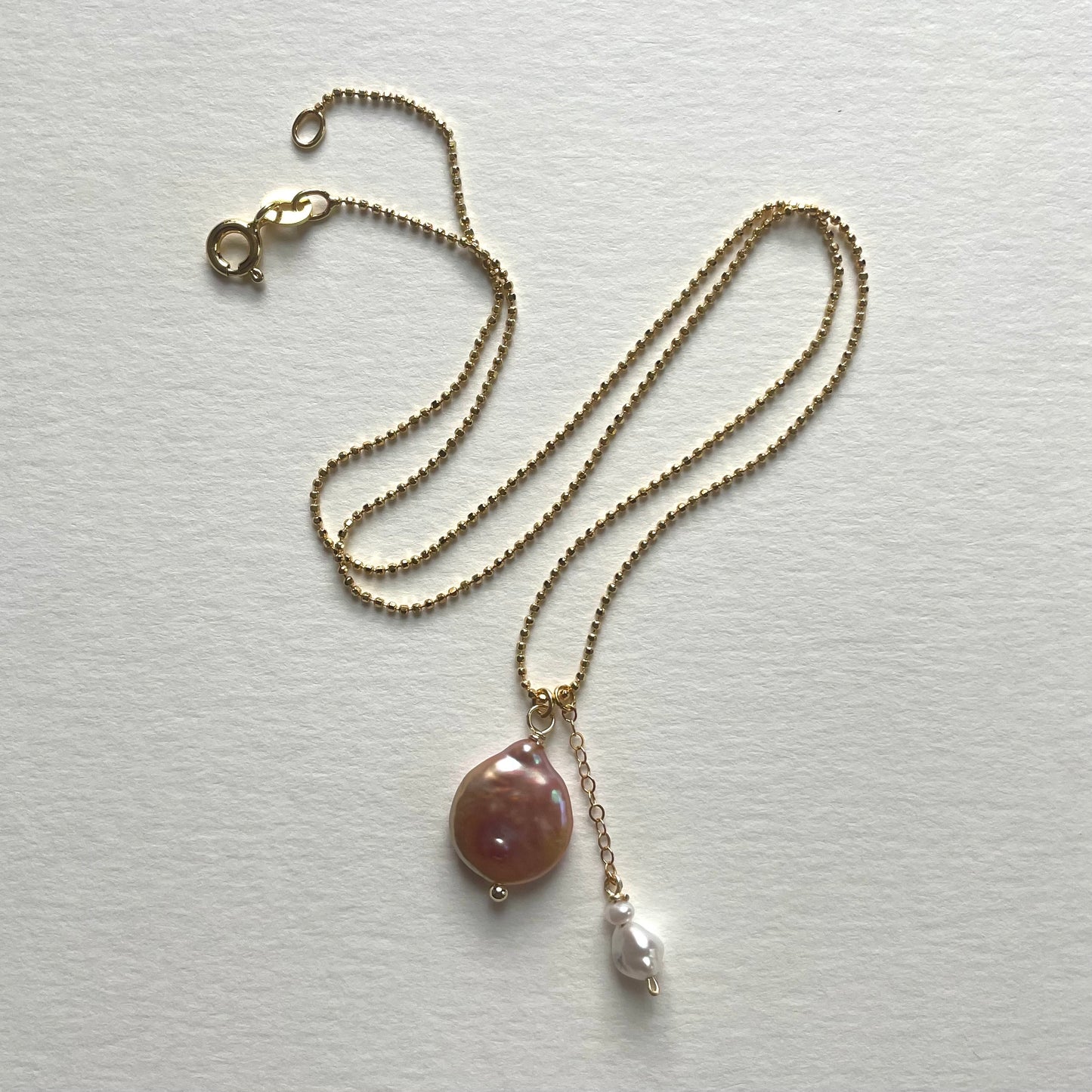 gold pearl drop