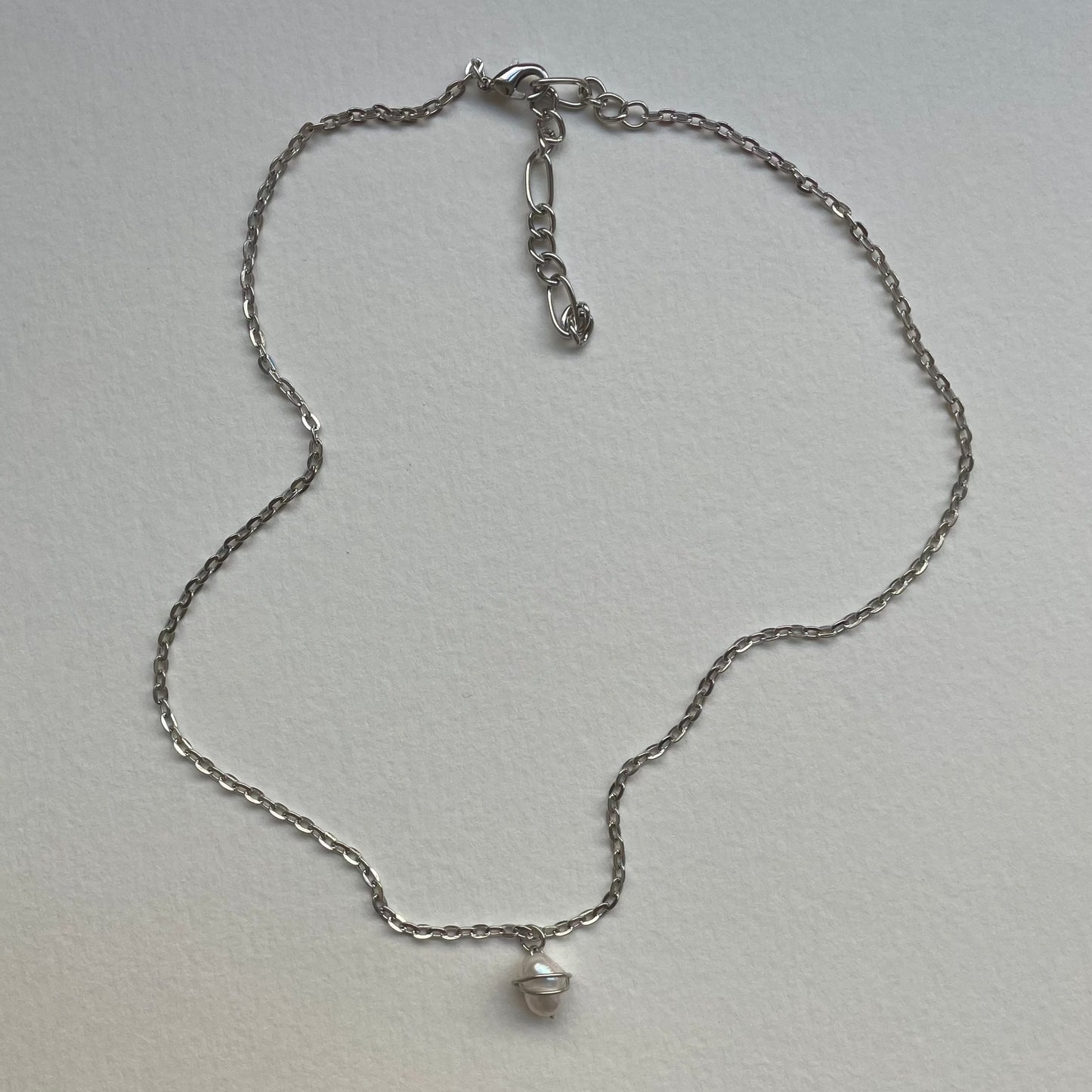 wrapped pearl chain