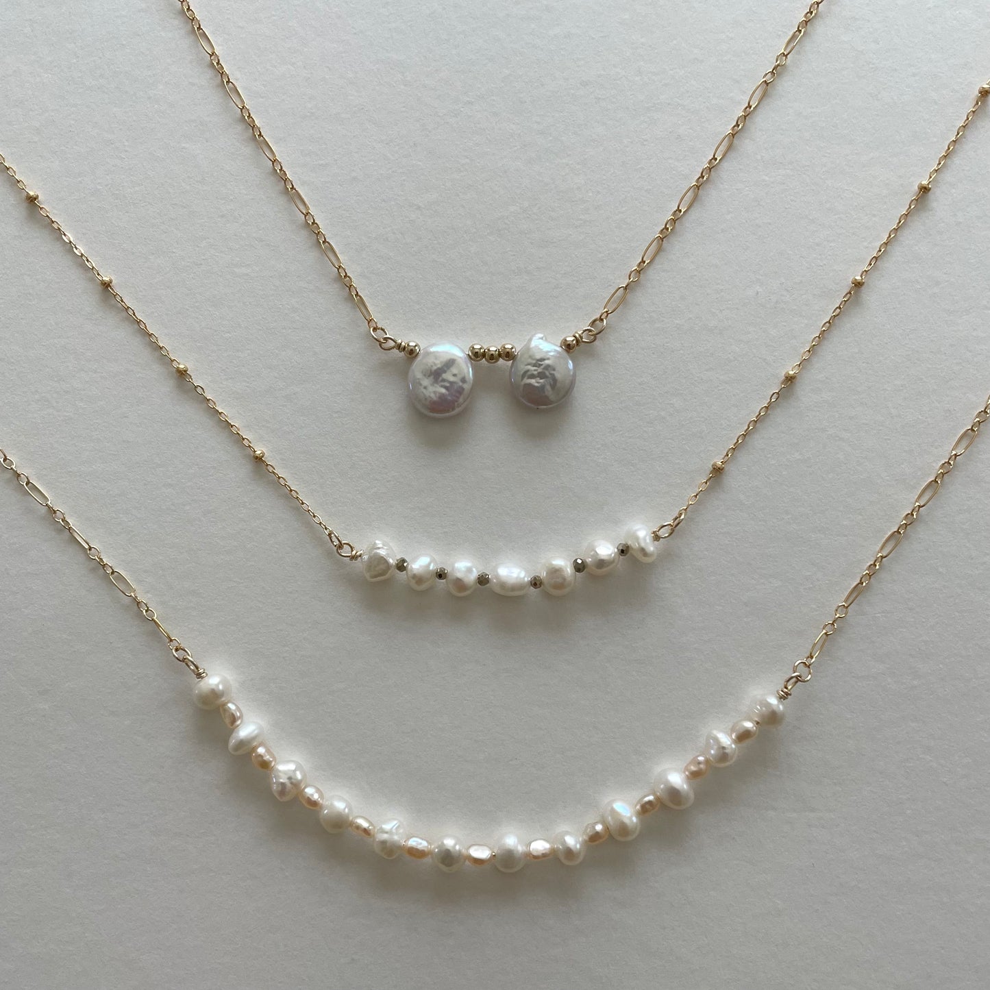 pearl chain in gold I