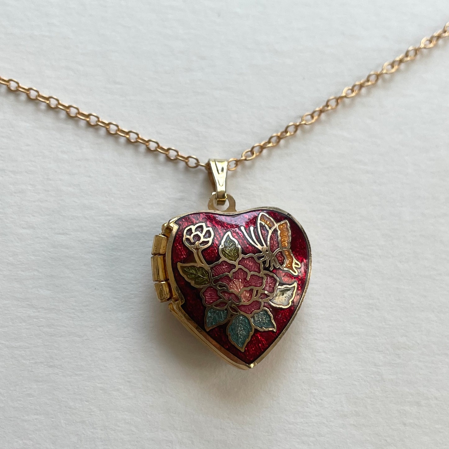 vintage heart locket