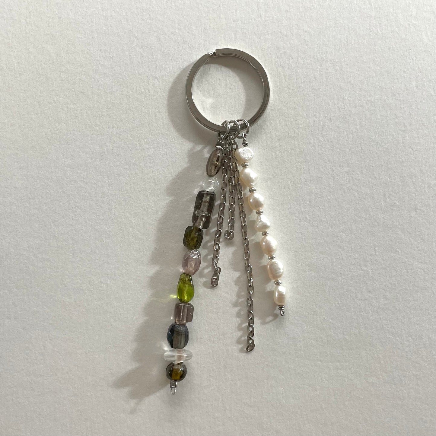 pearl drop keychain II