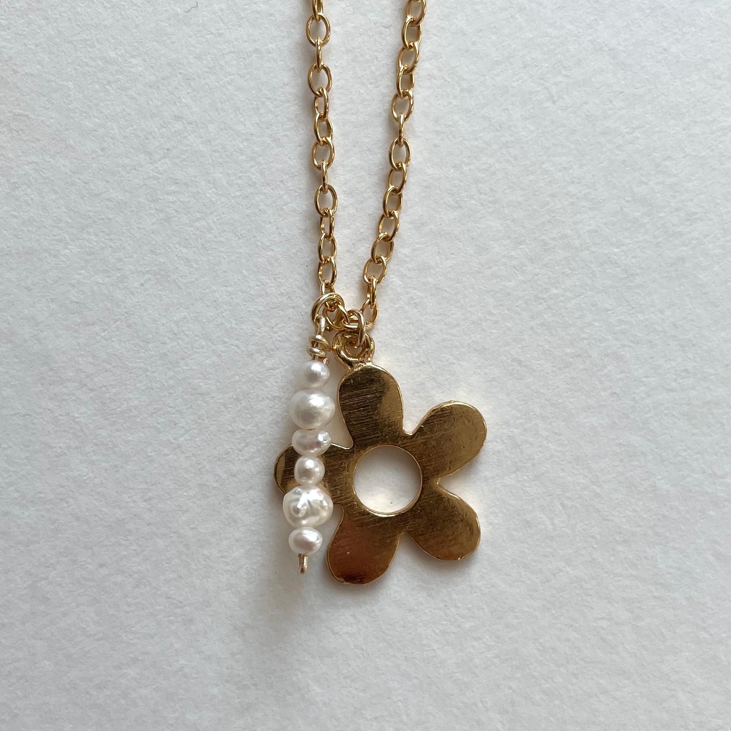 gold flower charm