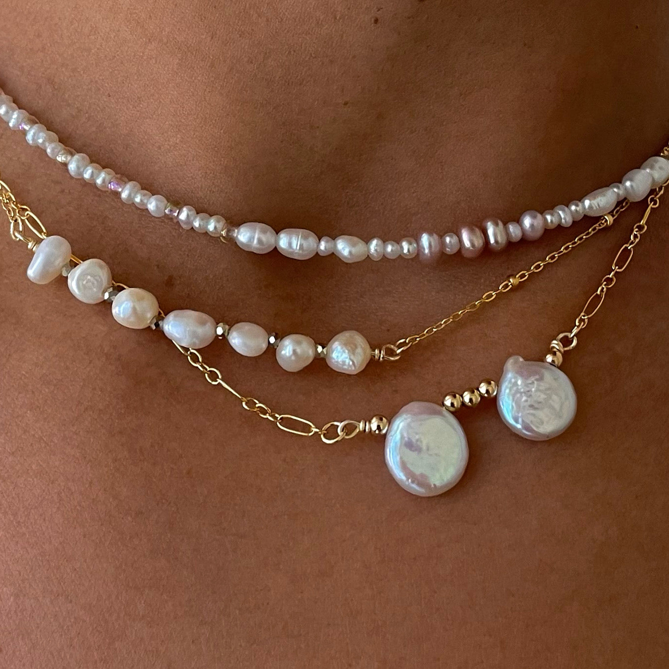 pearl chain in gold II