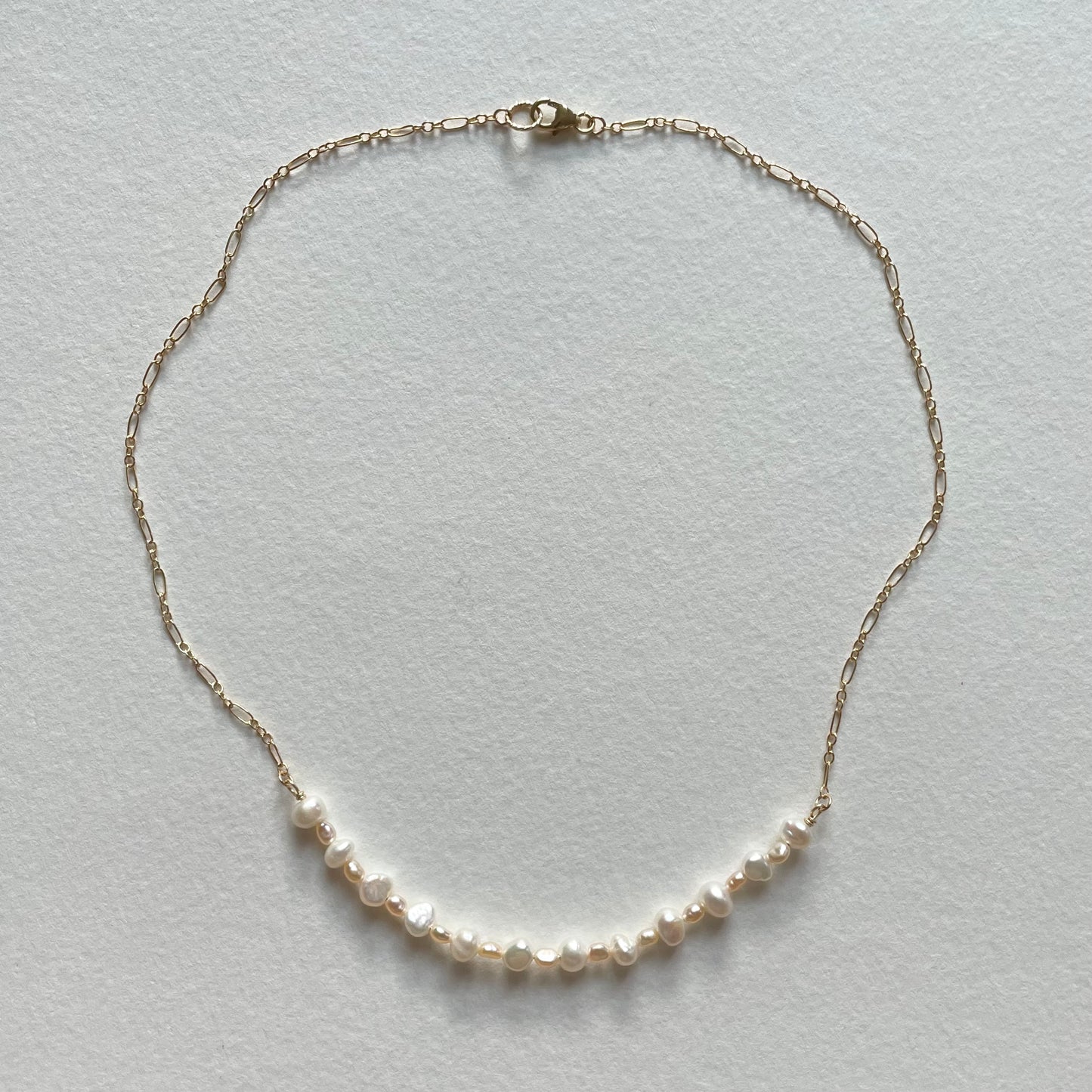 pearl chain in gold I