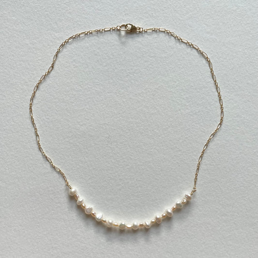 pearl chain in gold I